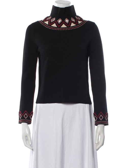 Alexander McQueen Printed Turtleneck Sweater