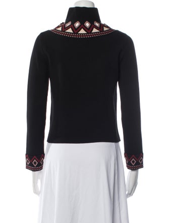Alexander McQueen Printed Turtleneck Sweater