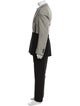 Alexander McQueen Colorblock Pattern Two-Piece Blazer