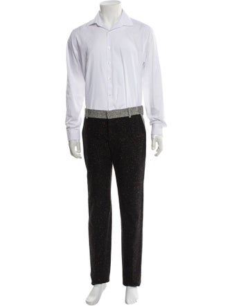 Alexander McQueen Colorblock Pattern Two-Piece Blazer