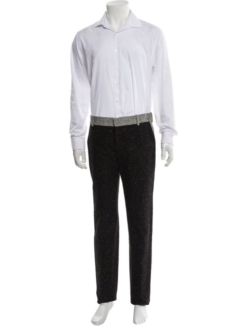 Alexander McQueen Colorblock Pattern Two-Piece Blazer