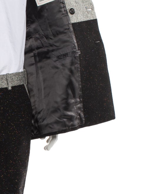 Alexander McQueen Colorblock Pattern Two-Piece Blazer