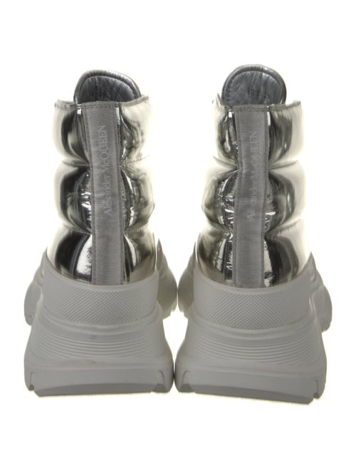 Alexander McQueen Colorblock Pattern Hiking Boots