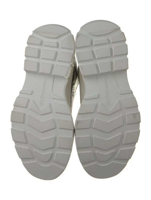 Alexander McQueen Colorblock Pattern Hiking Boots