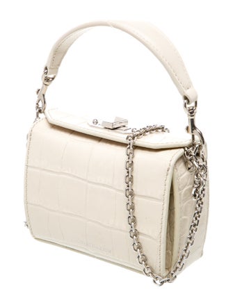 Alexander McQueen Embossed Leather Minaudière