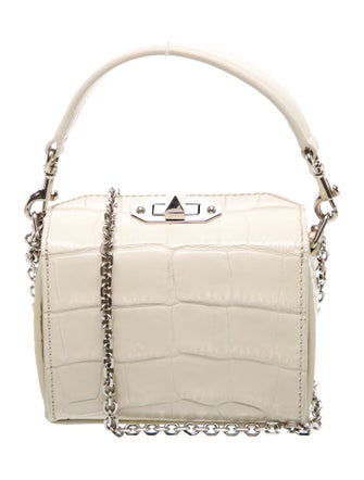 Alexander McQueen Embossed Leather Minaudière