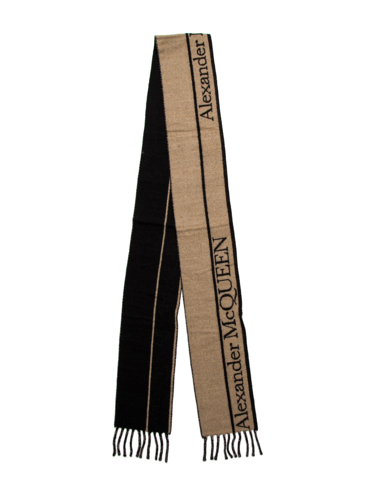 Alexander McQueen Wool Printed Scarf