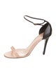 Alexander McQueen Leather Colorblock Pattern Sandals