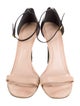 Alexander McQueen Leather Colorblock Pattern Sandals