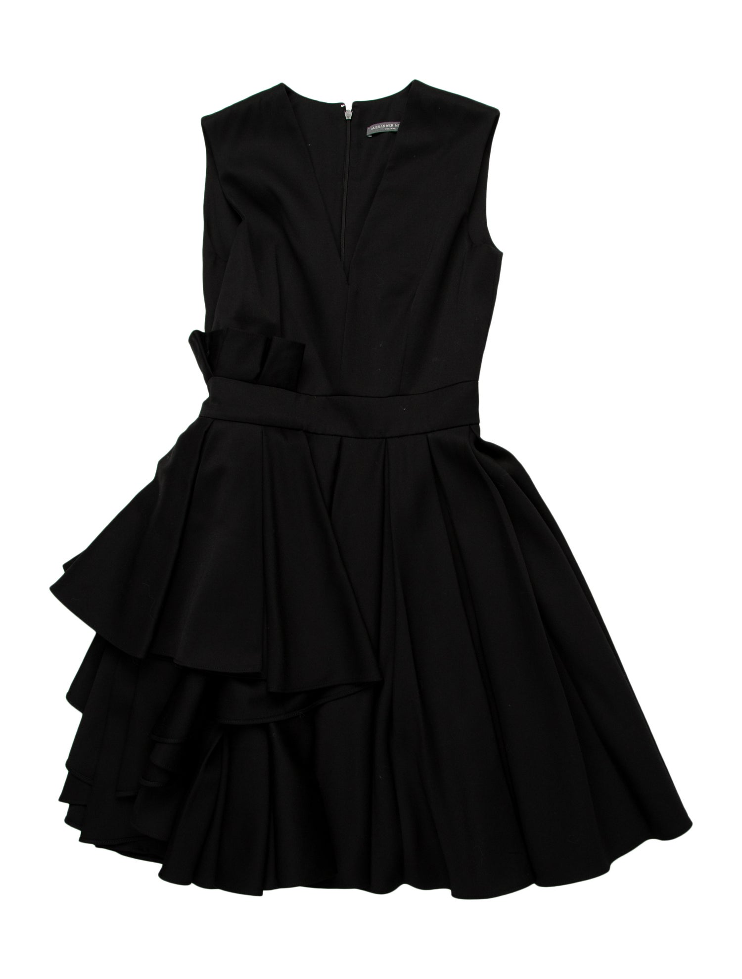 Alexander McQueen Virgin Wool Mini Dress