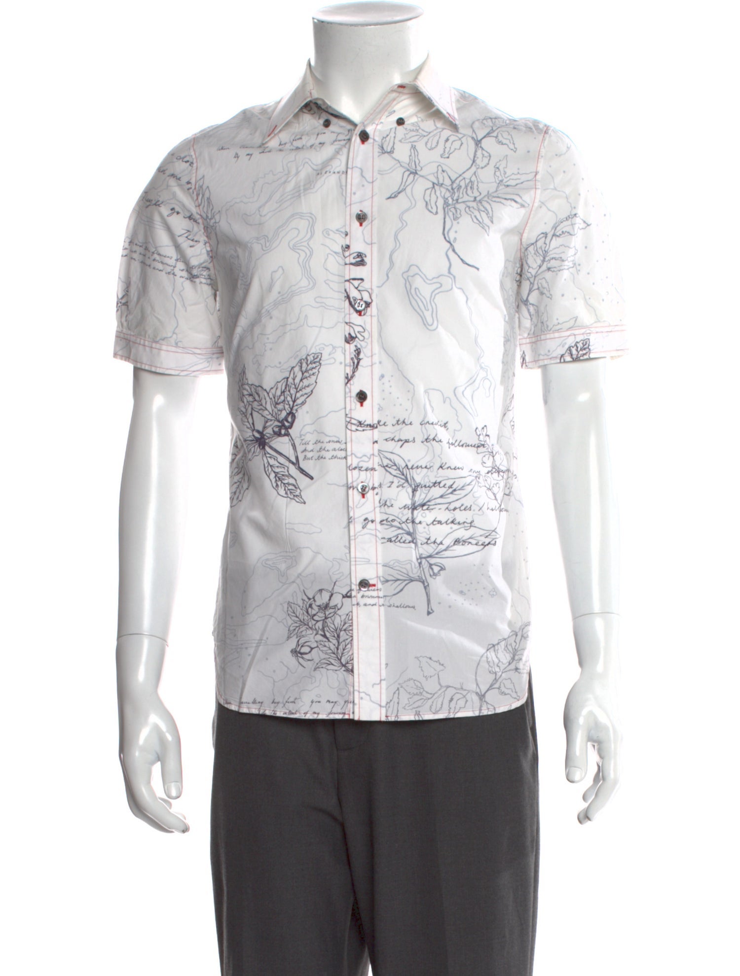 Alexander McQueen 2017 Printed Shirt