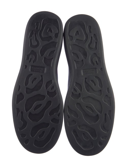 Alexander McQueen Leather Colorblock Pattern Chelsea Boots