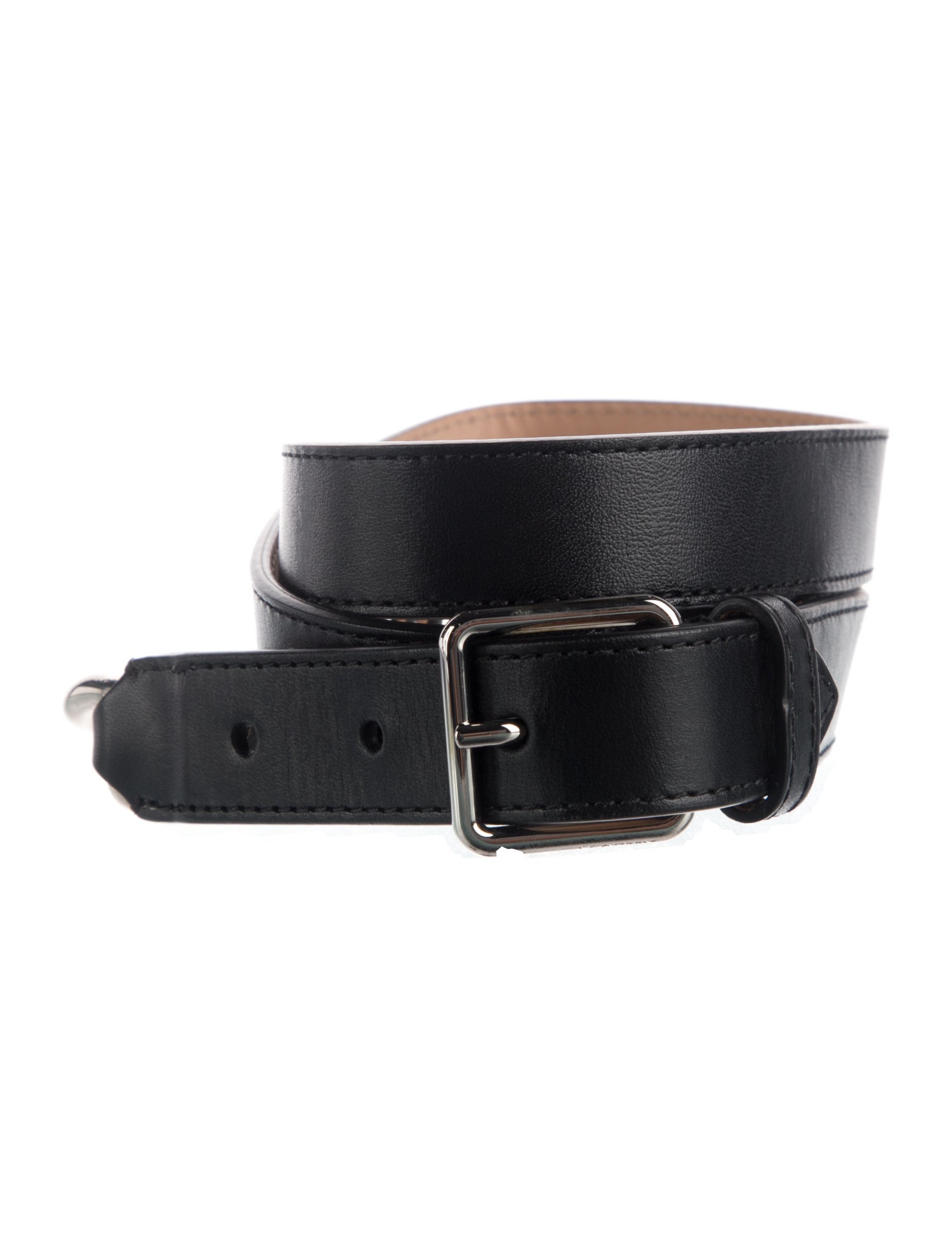 Alexander McQueen Skinny Leather Waist Belt