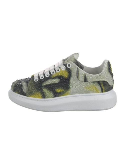 Alexander McQueen Leather Printed Sneakers