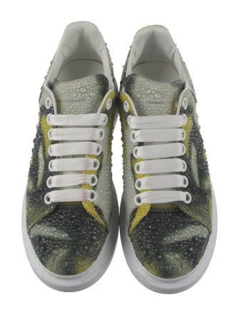 Alexander McQueen Leather Printed Sneakers