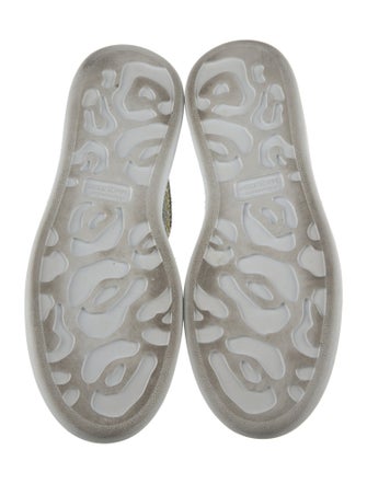 Alexander McQueen Leather Printed Sneakers