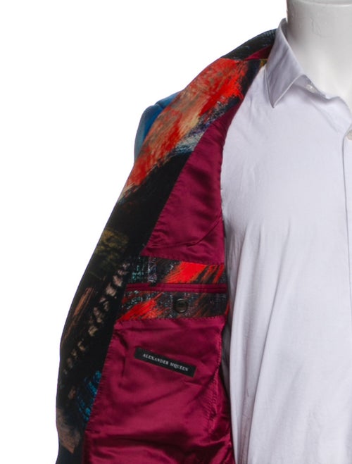 Alexander McQueen Wool Printed Blazer