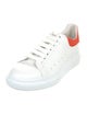 Alexander McQueen Leather Colorblock Pattern Sneakers