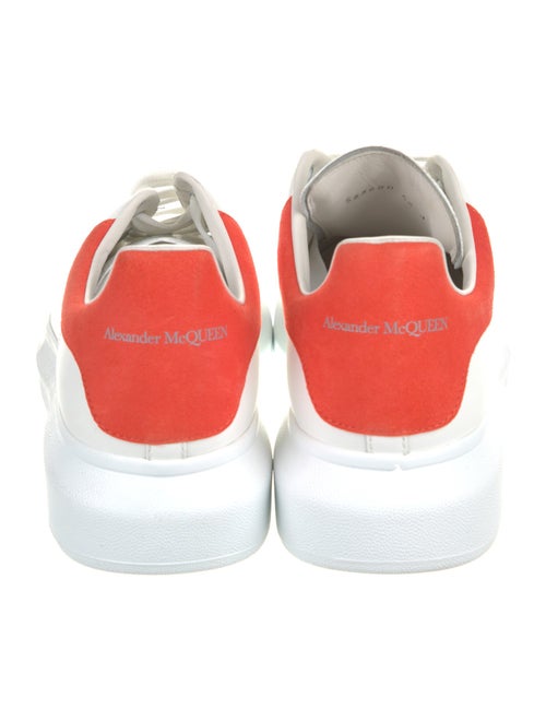Alexander McQueen Leather Colorblock Pattern Sneakers