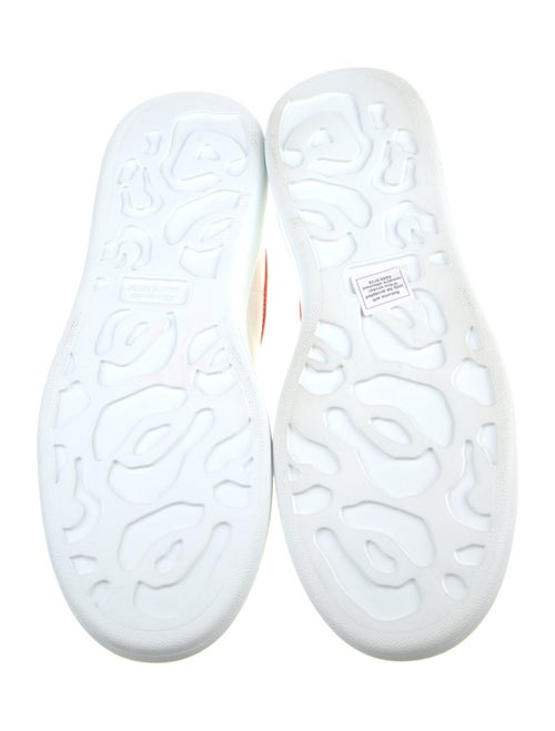 Alexander McQueen Leather Colorblock Pattern Sneakers