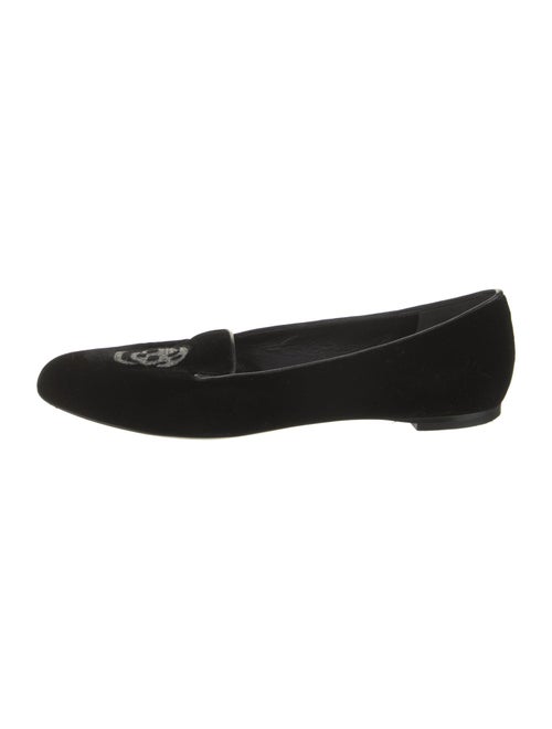 Alexander McQueen Smoking Slippers Skull Flats