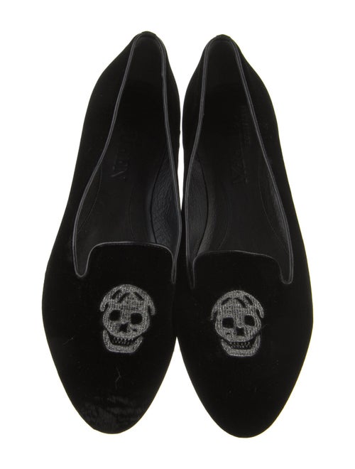Alexander McQueen Smoking Slippers Skull Flats