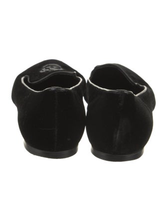 Alexander McQueen Smoking Slippers Skull Flats