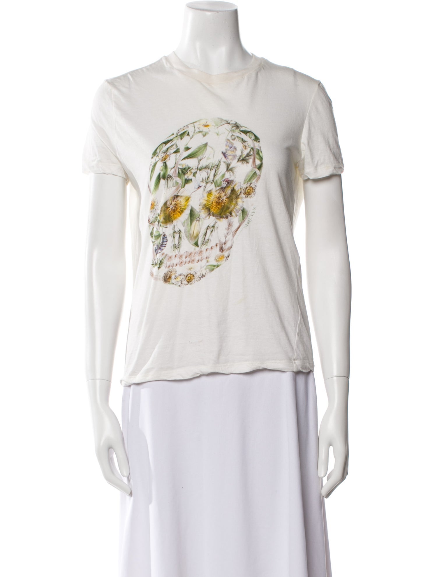 Alexander McQueen Graphic Print Crew Neck T-Shirt
