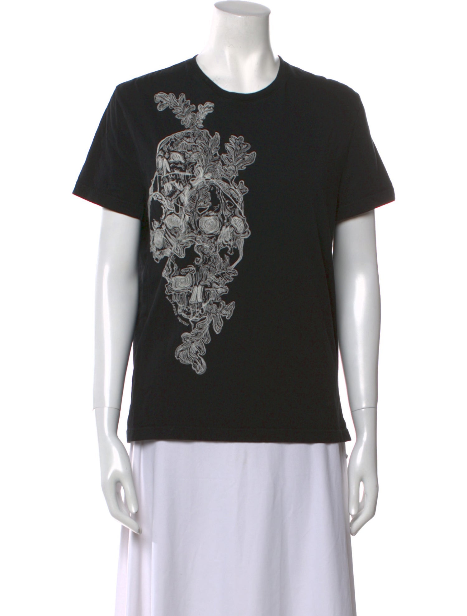 Alexander McQueen Graphic Print Crew Neck T-Shirt