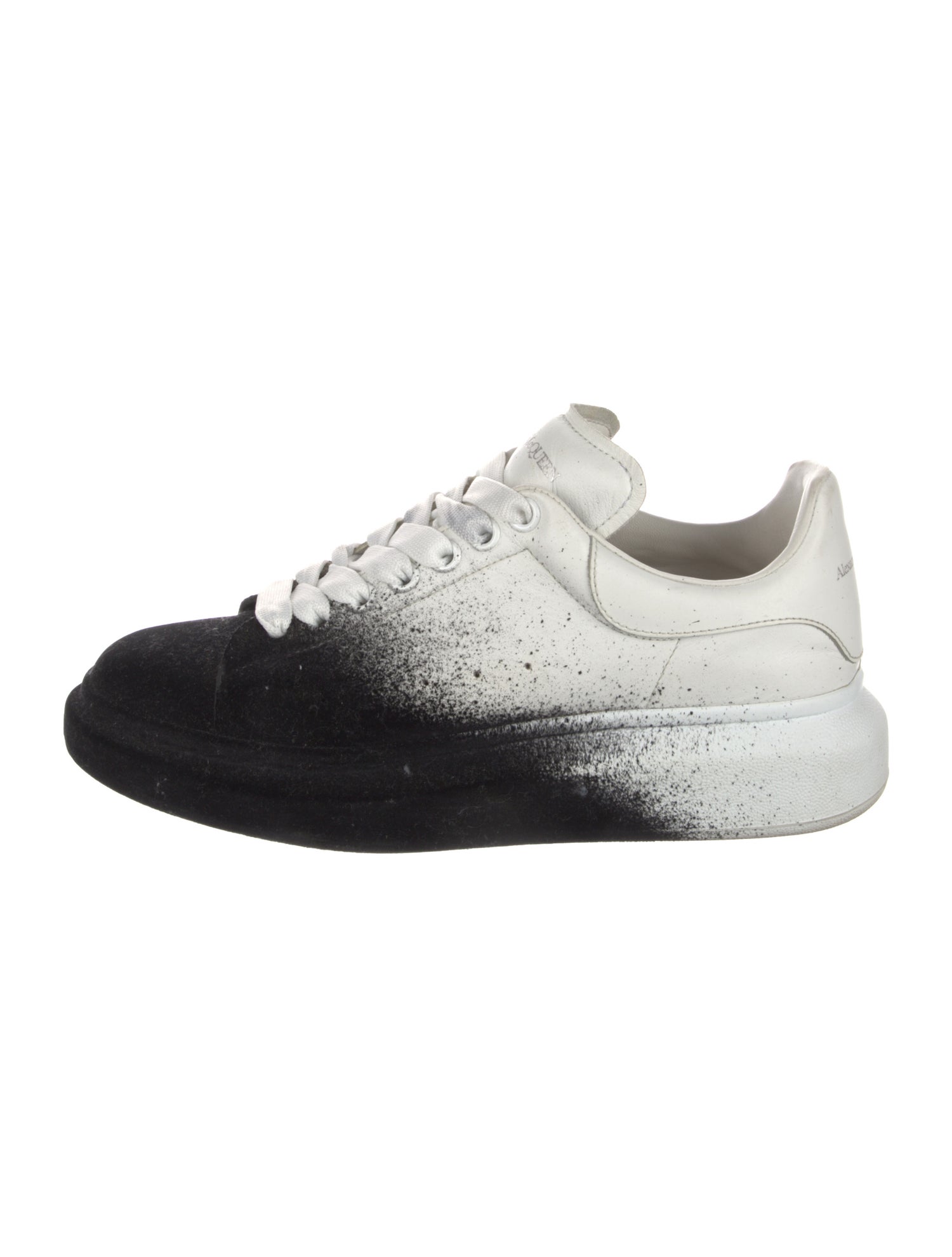 Alexander McQueen Leather Printed Sneakers