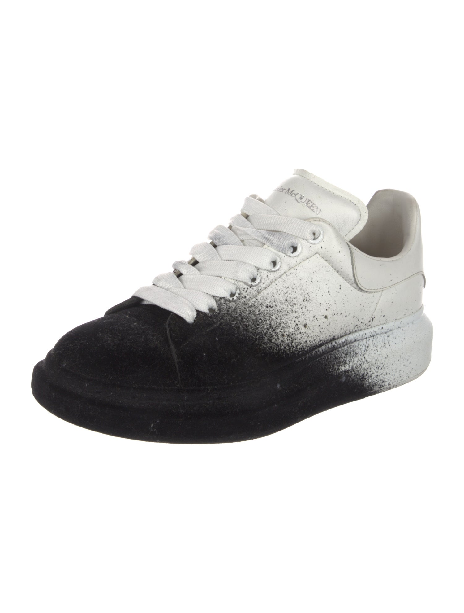 Alexander McQueen Leather Printed Sneakers