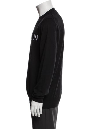 Alexander McQueen Wool Graphic Print Pullover