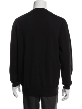 Alexander McQueen Wool Graphic Print Pullover