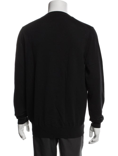 Alexander McQueen Wool Graphic Print Pullover