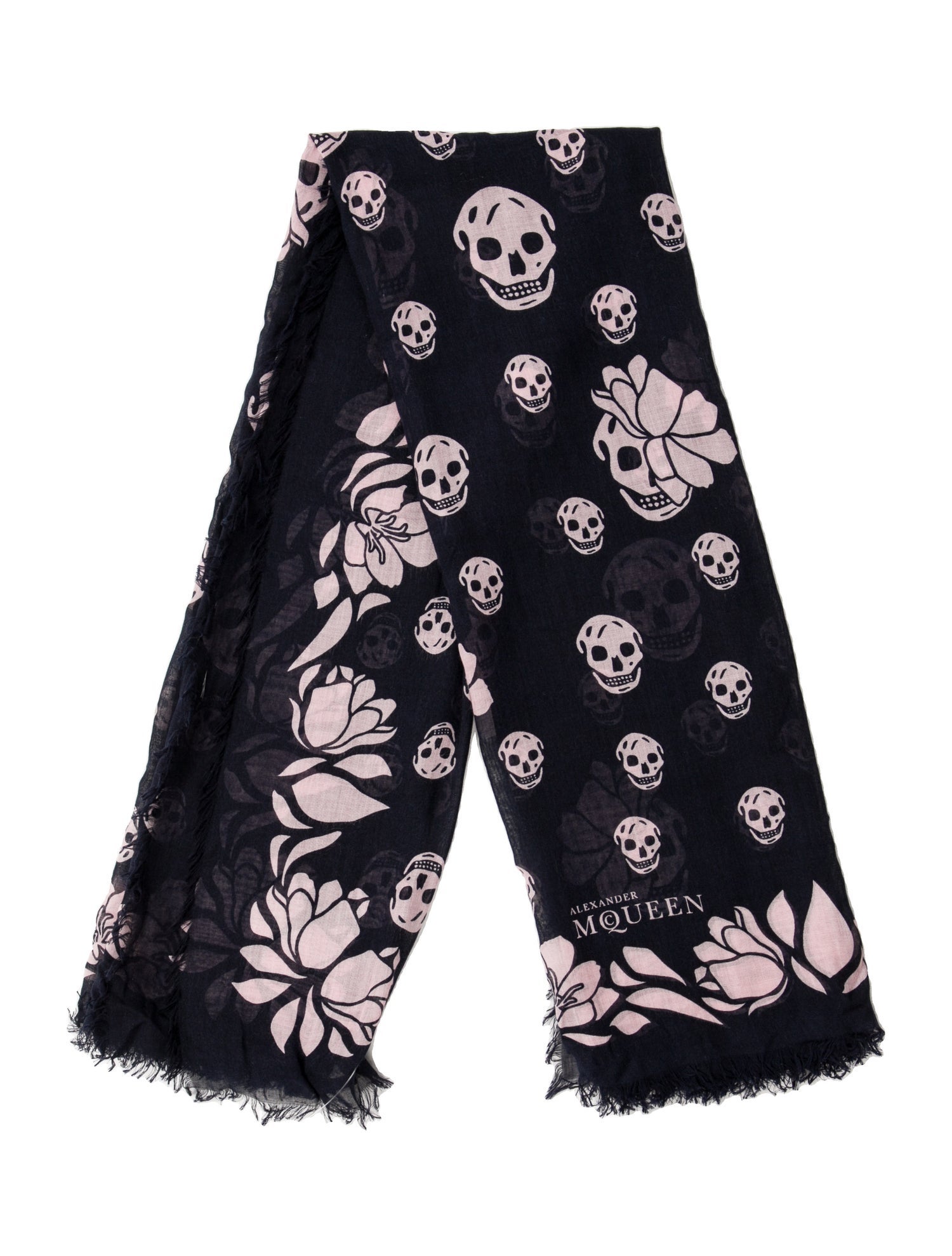 Alexander McQueen Skull Printed Scarf