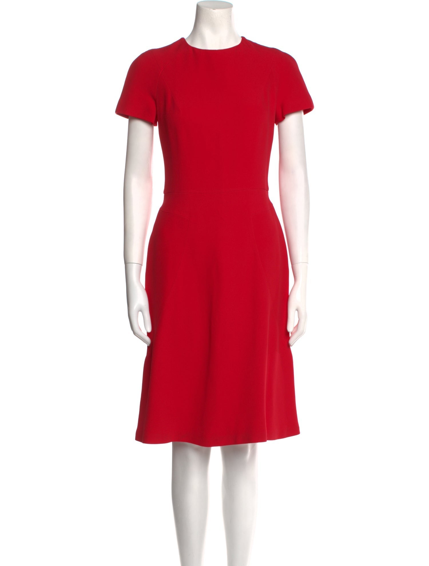 Alexander McQueen Crew Neck Knee-Length Dress