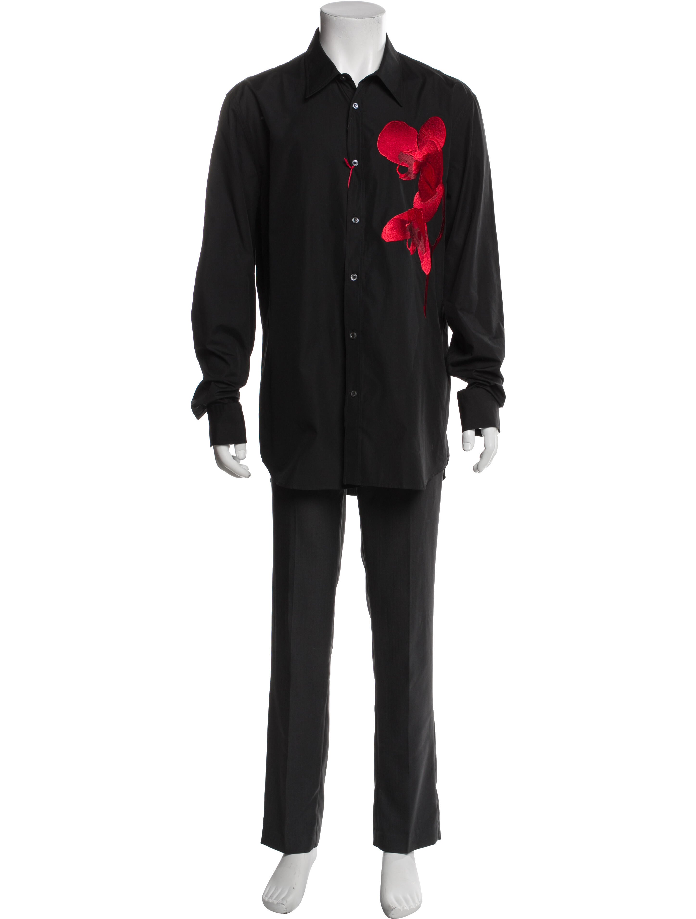 Alexander McQueen Graphic Print Long Sleeve Dress Shirt w/ Tags