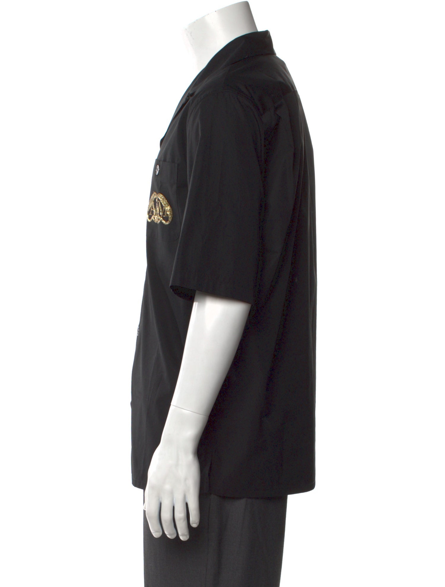 Alexander McQueen Graphic Print Short Sleeve Shirt