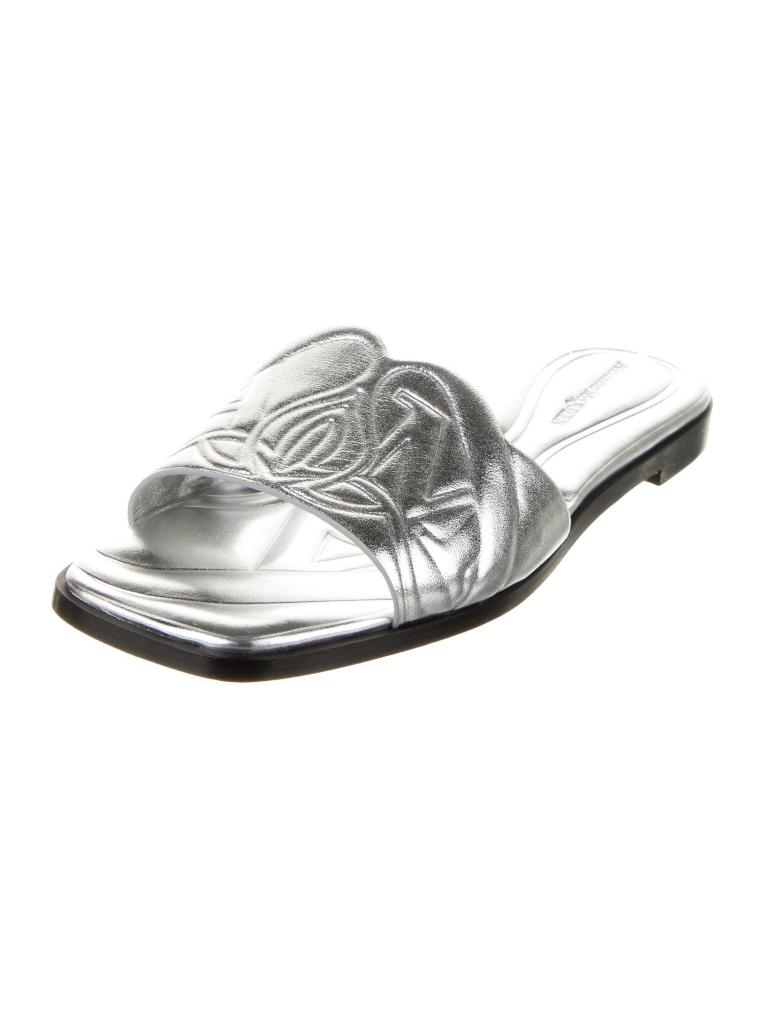 Alexander McQueen Leather Slides