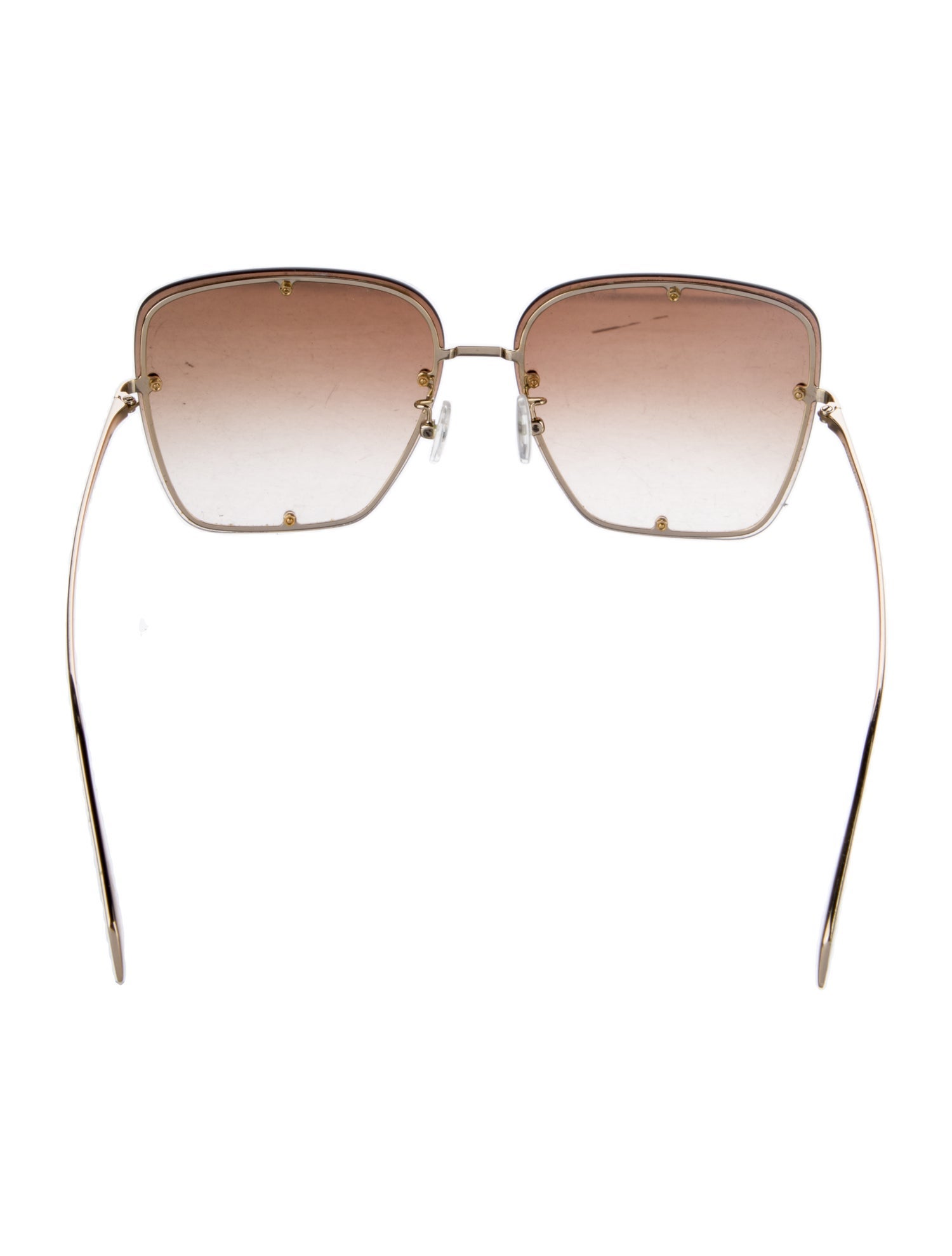 Alexander McQueen Oversize Gradient Sunglasses