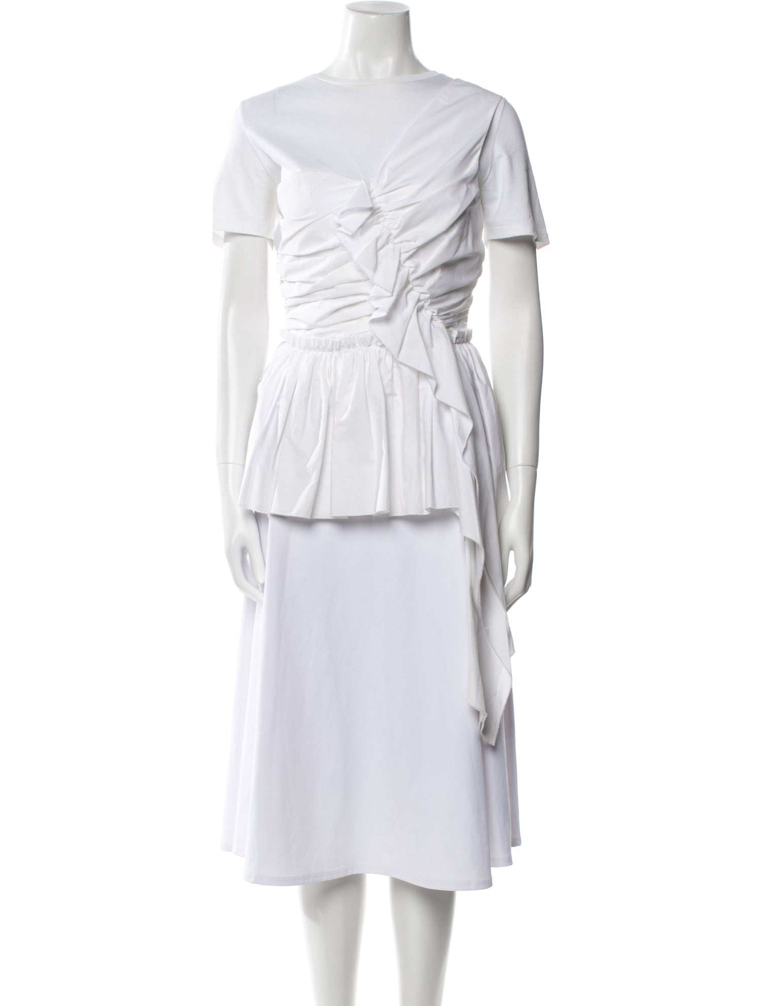 Alexander McQueen 2019 Off-The-Shoulder Tunic