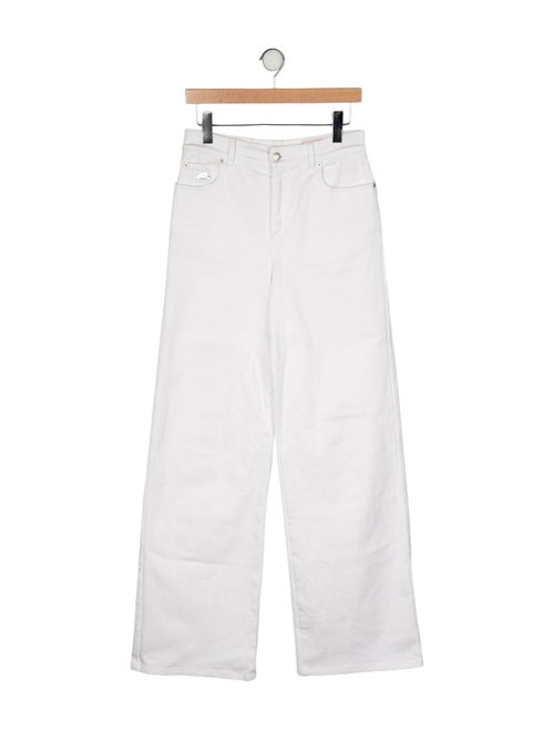 Alexander McQueen High-Rise Wide Leg Jeans