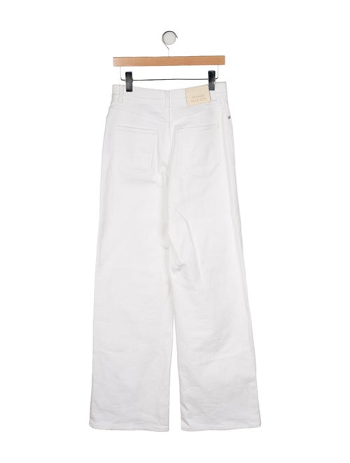 Alexander McQueen High-Rise Wide Leg Jeans