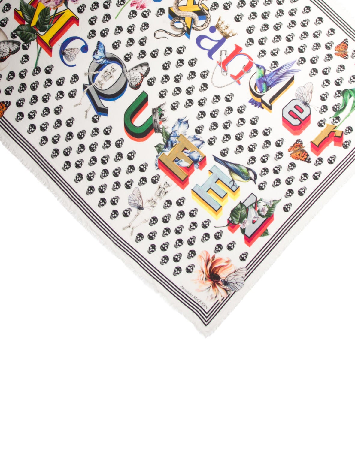 Alexander McQueen Printed Scarf