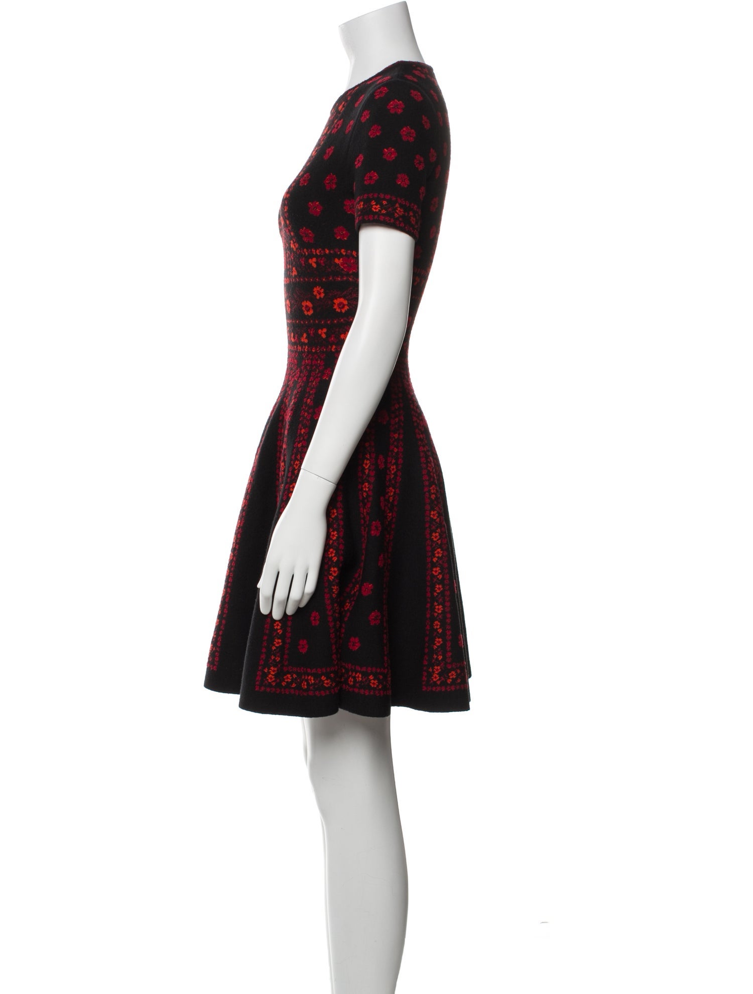 Alexander McQueen Wool Mini Dress