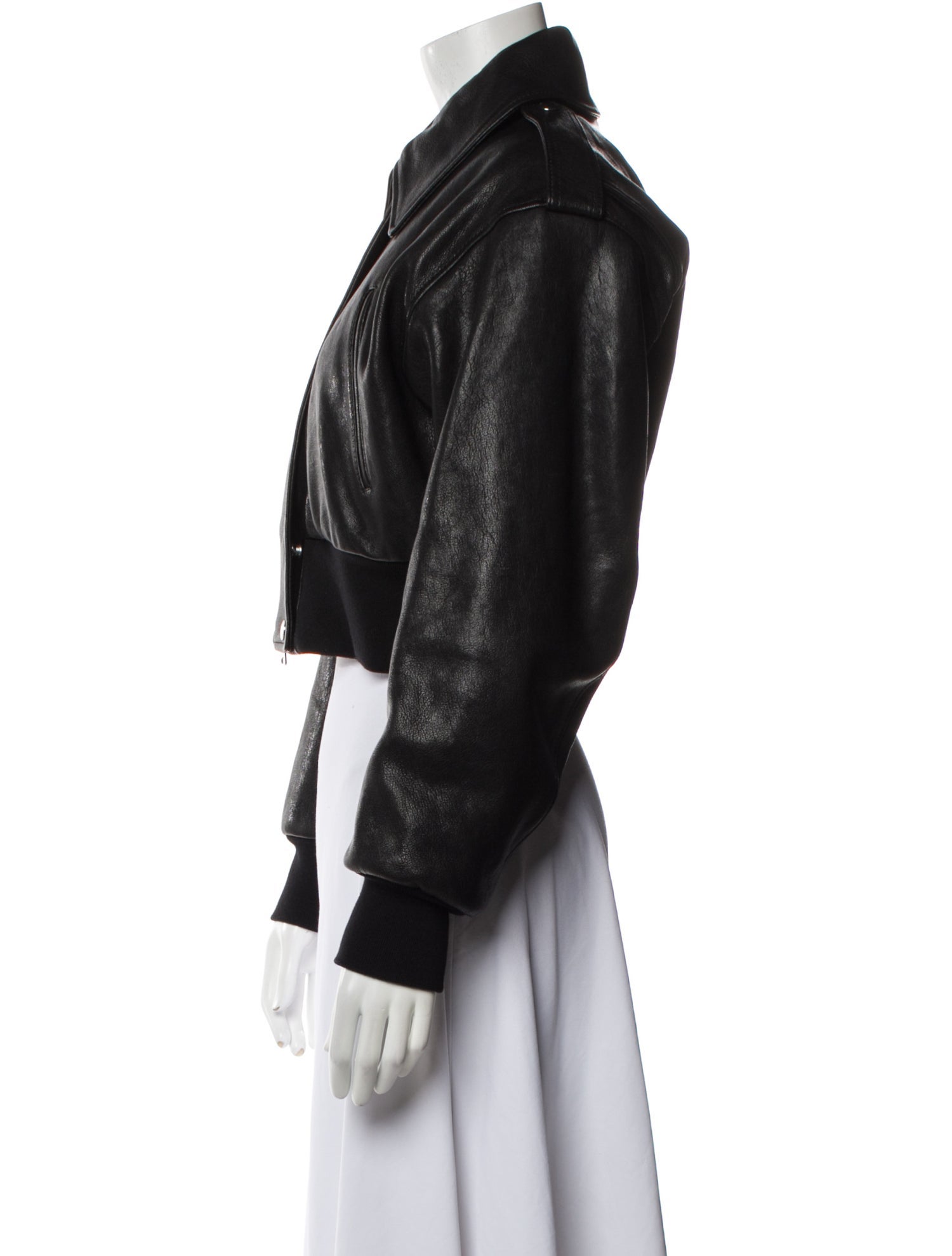 Alexander McQueen Leather Bolero