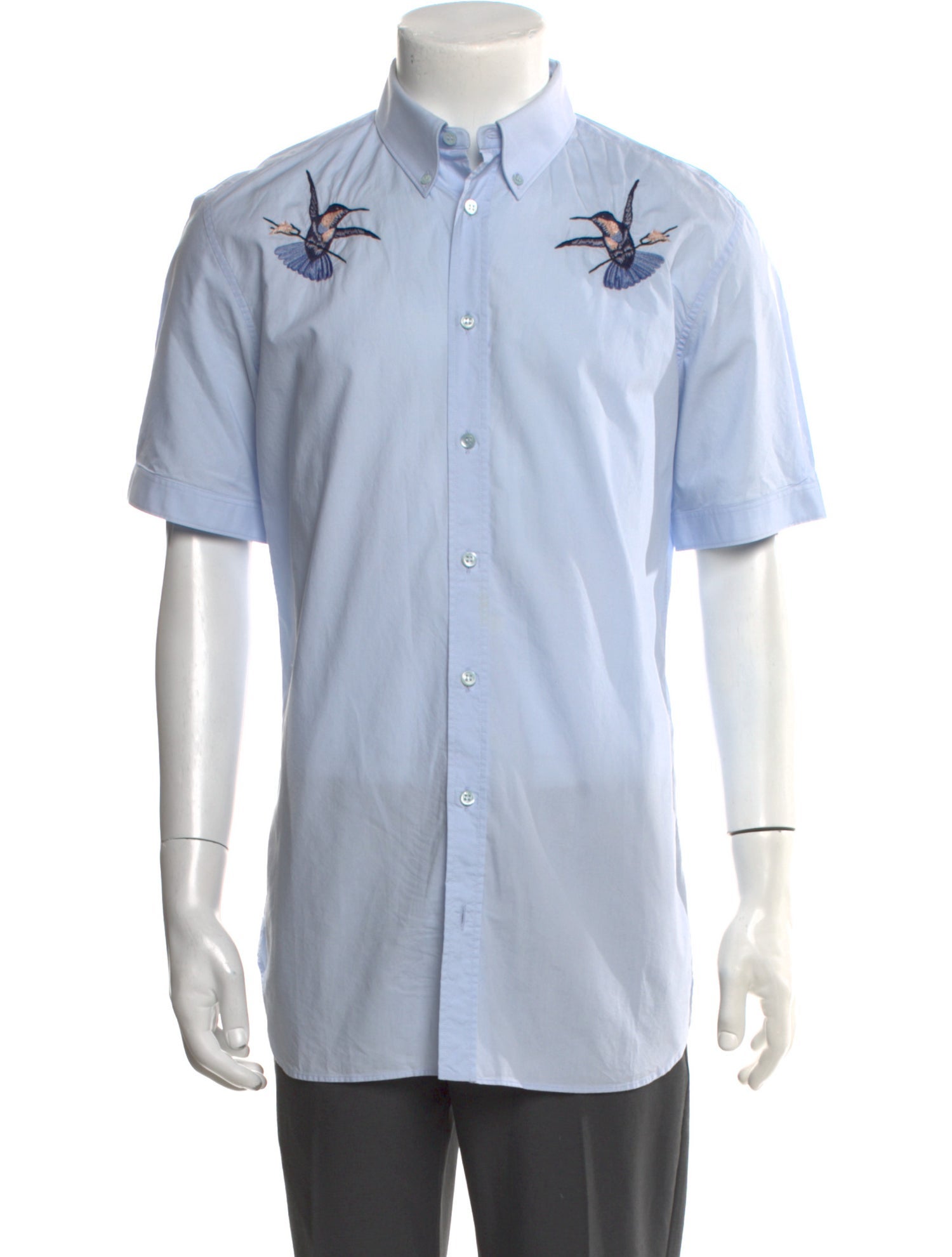 Alexander McQueen Graphic Print Short Sleeve Shirt