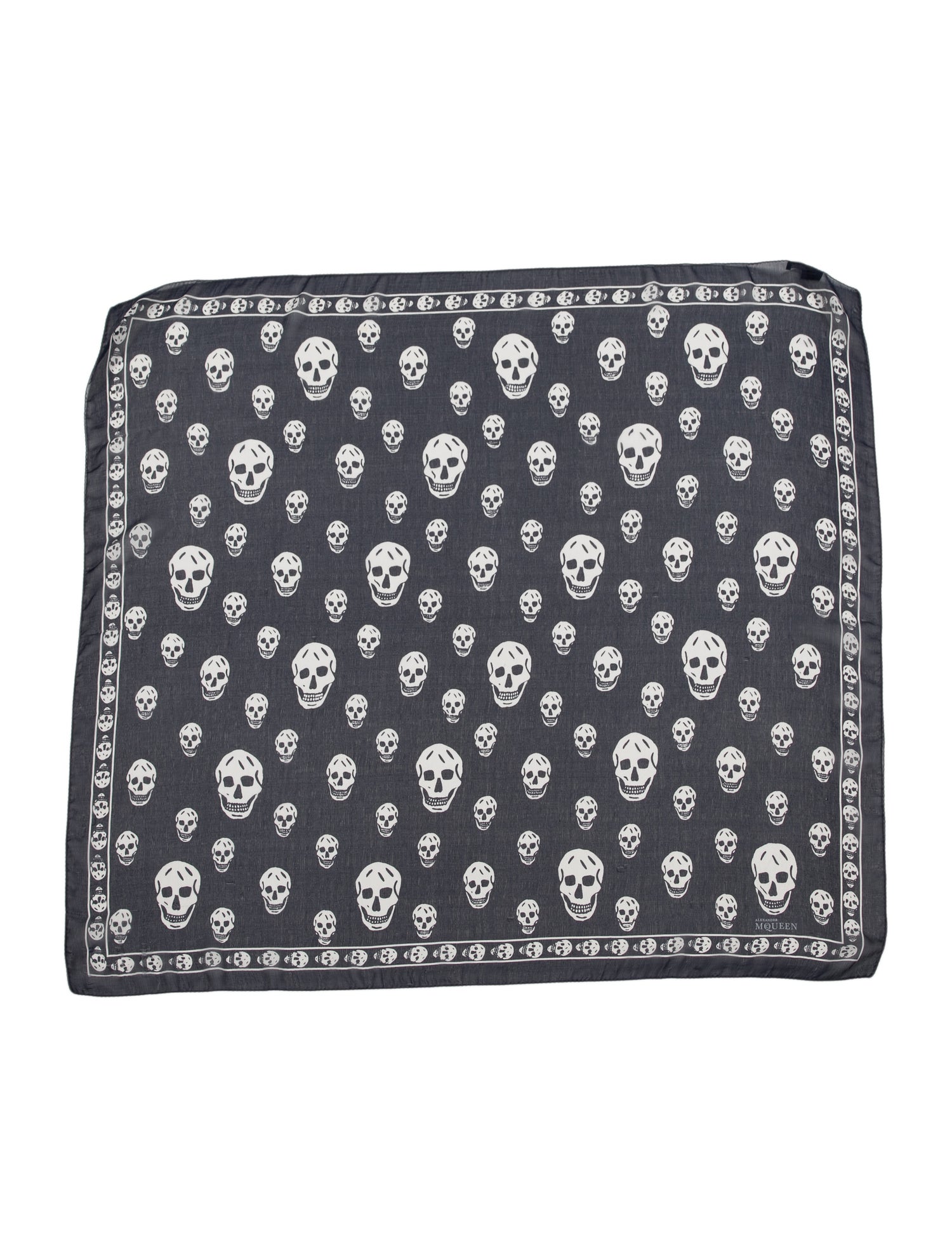 Alexander McQueen Silk Skull Scarf