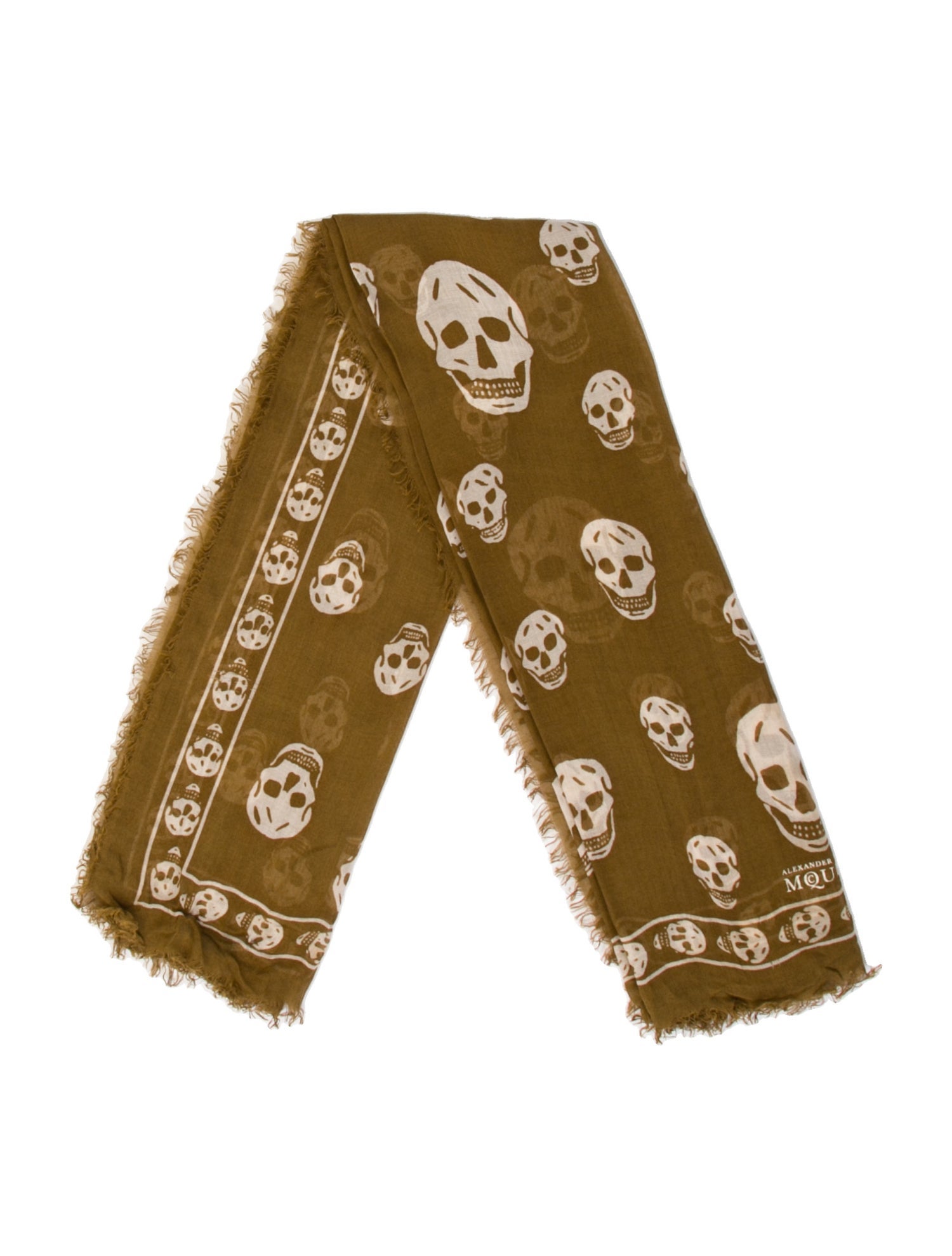 Alexander McQueen Silk Printed Scarf