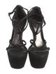 Alexander McQueen Suede T-Strap Pumps